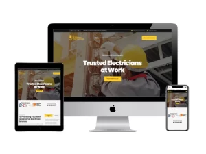 Isaac Electrical Contractors Website Design SiteGlow Hamilton Websites