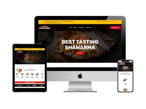 Neighbour Shawarma Website Design SiteGlow Hamilton Websites